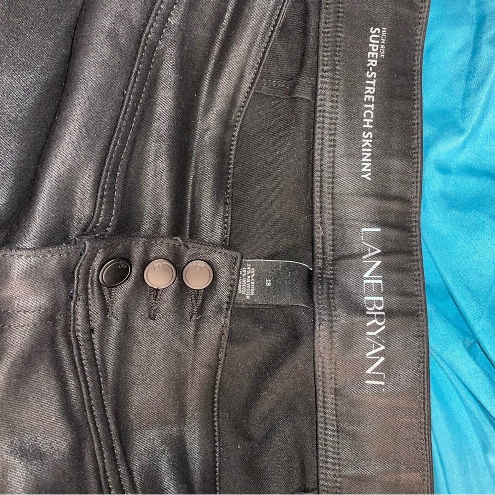High Rise Super-Stretch Sateen Skinny Jeans